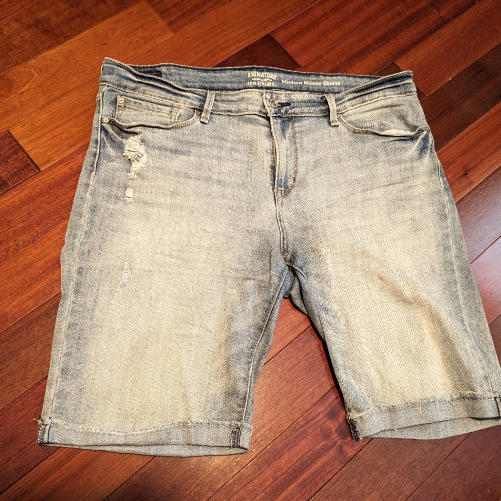 Jeans Skinny Shorts 20"